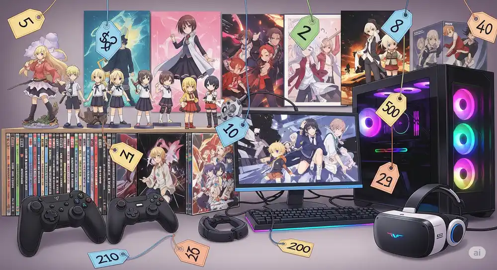 Video Games vs Anime: Which Industry Makes More Money Games vs anime collection 2