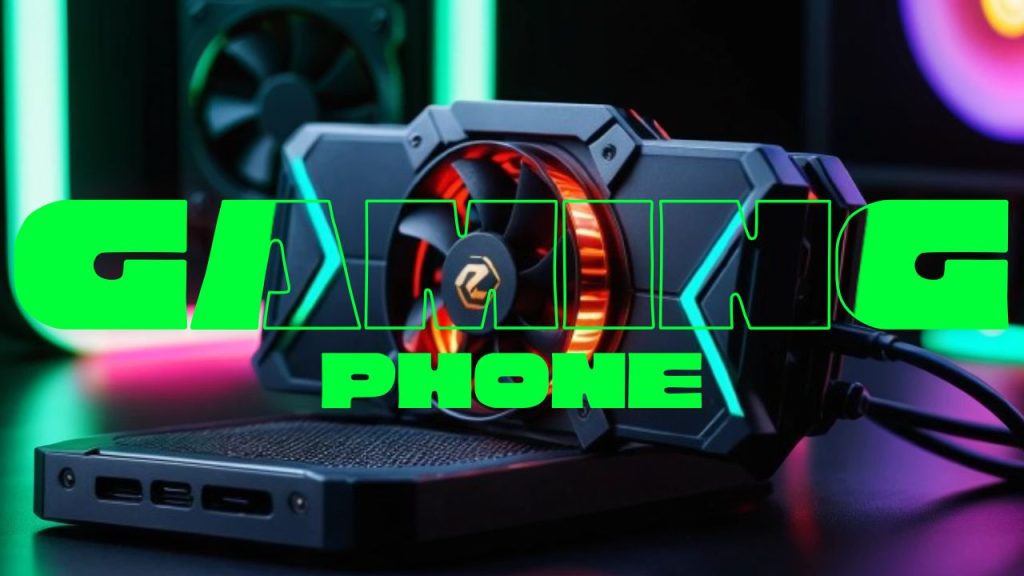Gaming smartphone with active cooling pad and 120 fps HUD