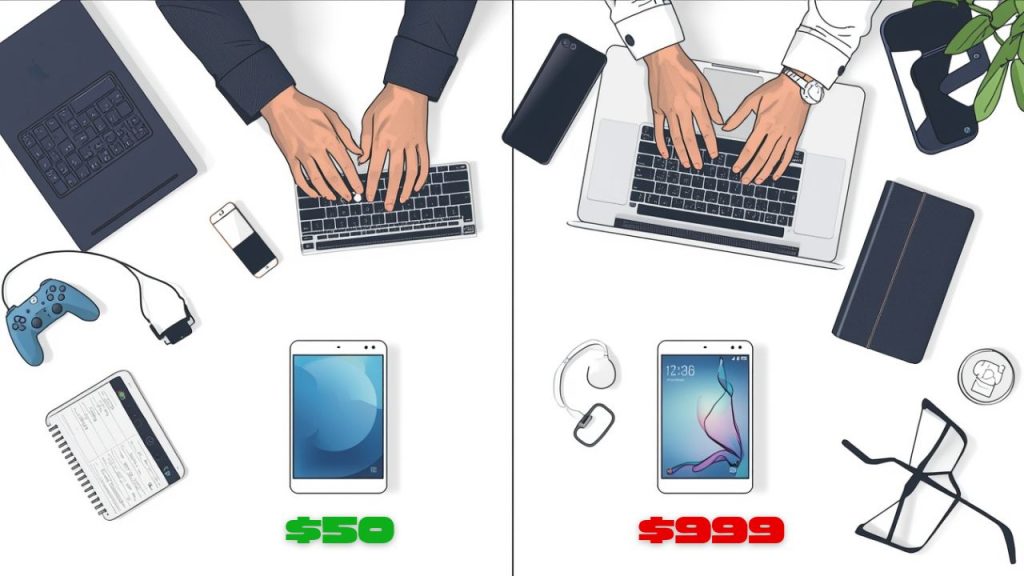 are expensive gadgets always better comparison illustration