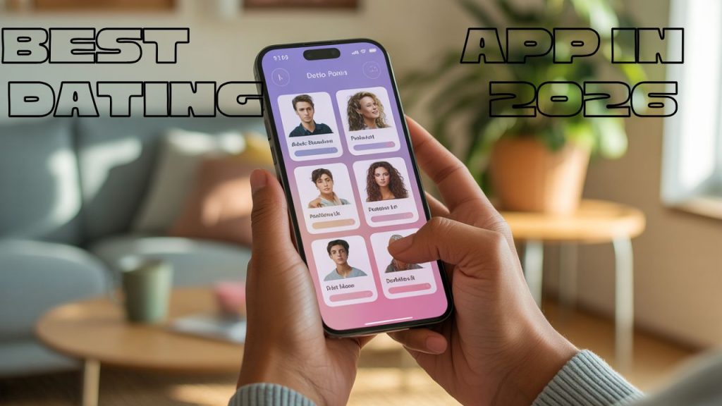 best dating app in 2026 shown on smartphone screen