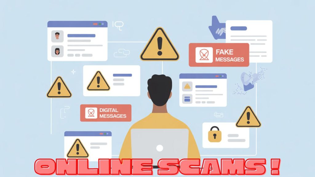 Common online scams and how to avoid them illustration